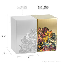 Mandala Companion Cremation Urn - Right Side - Dimensions