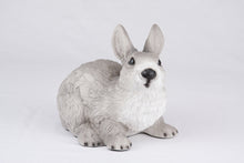 Gray Rabbit Resin Figurine Pet Urn