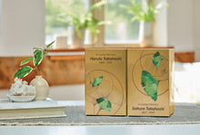 Ginkgo Leaf Bronze Companion Urn - Left Side - Lifestyle