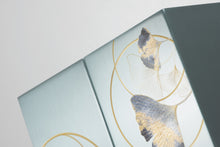 Ginkgo Leaf Pewter Companion Urn - Right Side - Artistic