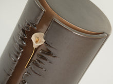 Taupe Lily Column Lighted Ceramic Adult Cremation Urn - Artistic