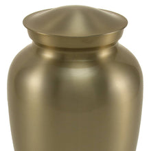 Bronze Gloss Classic Dome Lid Adult Cremation Urn - Artistic