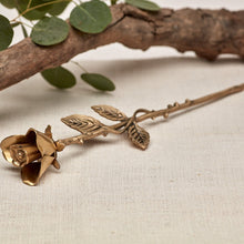 Bronze Rose Keepsake Urn - Lifestyle