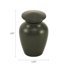Classic Slate Keepsake Urn - Dimensions