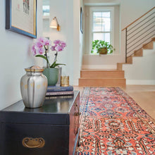 Classic Pewter Paw Print Band Pet Extra Large Cremation Urn - Lifestyle