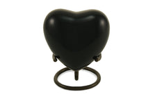 Onyx Brass Heart Keepsake Urn - Artistic