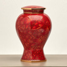 Autumn Leaves Cloisonné Adult Cremation Urn - Lifestyle