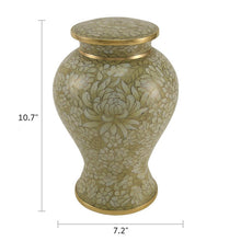 Opal Cloisonné Adult Cremation Urn - Dimensions