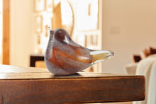 Songbird Amber Glass Keepsake Urn - Lifestyle