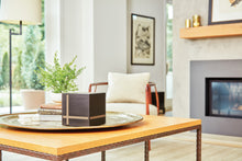 Ebony and Gray Contemporary Extra Large Cremation Urn - Lifestyle