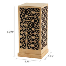 Intricate Bamboo Design Extra Large Cremation Urn - Dimensions