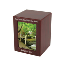 Cherry Photo Frame Large Pet Cremation Urn - Personalized 