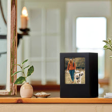 Black Photo Frame Extra Large Pet Cremation Urn -  Lifestyle