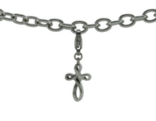 Stainless Steel Infinity Cross Cremation Charm - Artistic