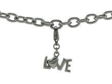 Stainless Steel Love Cremation Charm - Artistic