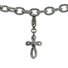 Stainless Steel Infinity Cross Cremation Bracelet - Artistic