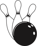 Sports/Bowling Pins & Ball