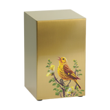 Birds Bronze Companion Urn - Right Side