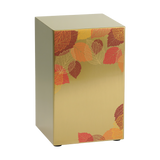 Foliage Leaf Bronze Companion Urn - Right Side