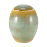 Ocean Blue Dome Top Ceramic Adult Cremation Urn