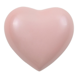 Pearl Pink Glossy Heart Small Cremation Urn