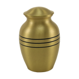 Classic Bronze Three Band Medium Cremation Urn