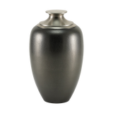 Rounded Brass with Pewter Lid Adult Cremation Urn