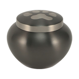 Slate Paw Print Small Pet Cremation Urn