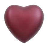 Magenta Aluminum Heart Keepsake Urn