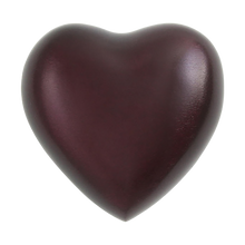 Ruby Red Aluminum Heart Keepsake Urn