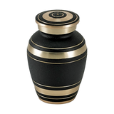 Brass Onyx Engraving Band Black Keepsake Urn