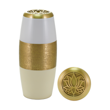 Two-Tone Lotus Lid Bronze Scattering Adult Cremation Urn