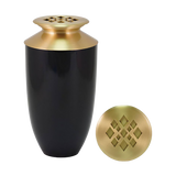 Onyx Diamond Lid Bronze Scattering Adult Cremation Urn
