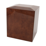 Geometric Amber with Divider Companion Urn