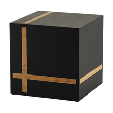 Ebony and Bamboo Contemporary Extra Large Cremation Urn