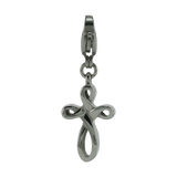 Stainless Steel Infinity Cross Cremation Charm